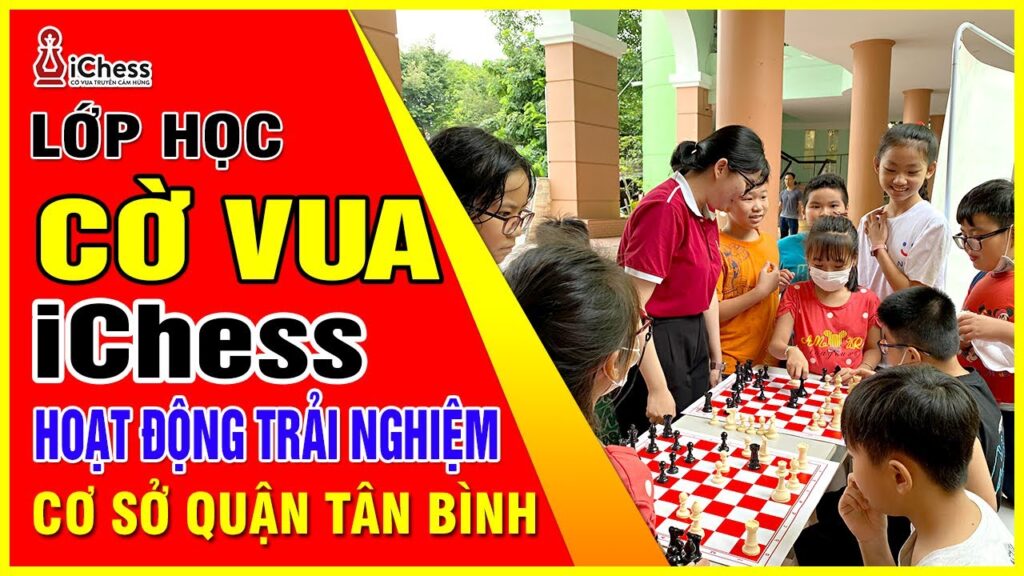 Lớp học cờ vua iChess hoạt động trải nghiệm cơ sở quận Tân Bình Lớp học cờ vua iChess hoạt động trải nghiệm cơ sở quận Tân Bình là một chương trình dành cho các bé từ 5-12 tuổi, giúp các bé làm quen với bộ môn cờ vua một cách thú vị và hiệu quả.