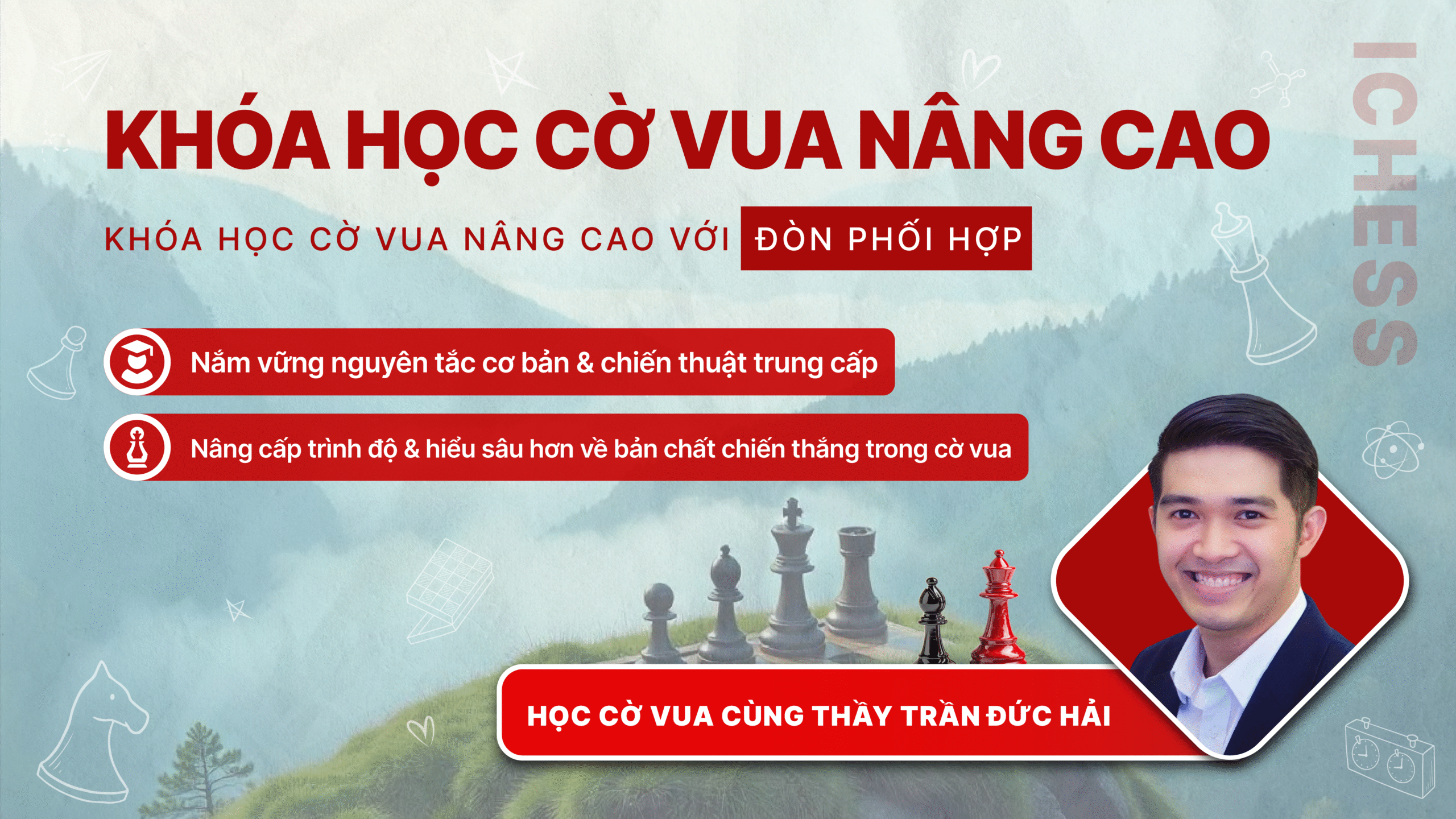 KHÓA HỌC CỜ VUA NÂNG CAO - LÀM CHỦ CHIẾN LƯỢC TINH GỌN 1 KHOA HOC CO VUA NANG CAO VOI DON PHOI HOP scaled