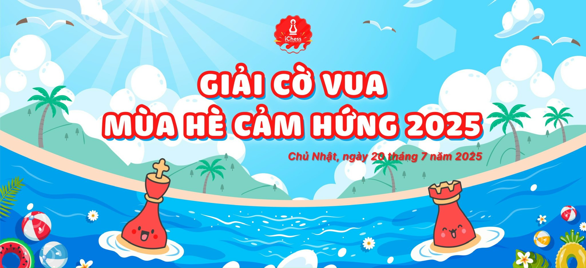 Giai co vua mua he co vua ichess truyen cam hung 2025