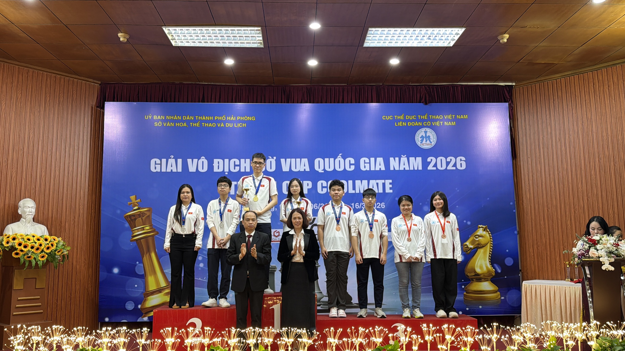 Giải vô địch cờ vua quốc gia 2026 bước vào chặng cuối, Lê Tuấn Minh giành nhiều huy chương vàng 2 img1984 17730447971201587643430