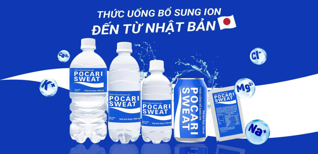 POCARI SWEAT Uong Bo Sung Ion